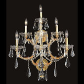 Crystal Maria Theresa Wall Sconce - Elegant Lighting 2801W7G