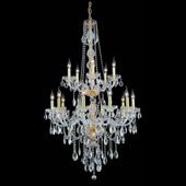 Crystal Verona Chandelier - Elegant Lighting 7915G33G