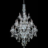 Crystal Verona Chandelier - Elegant Lighting 7925G43C-GT