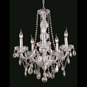 Crystal Verona Chandelier - Elegant Lighting 7955D21C-GT