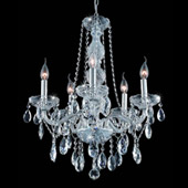 Crystal Verona Chandelier - Elegant Lighting 7955D21C