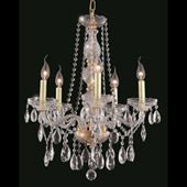 Crystal Verona Chandelier - Elegant Lighting 7955D21G