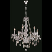 Crystal Verona Chandelier - Elegant Lighting 7956D24C-GT