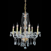 Crystal Verona Chandelier - Elegant Lighting 7956D24G