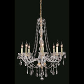 Crystal Verona Chandelier - Elegant Lighting 7958D28G