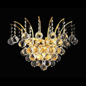 Crystal Victoria Wall Sconce - Elegant Lighting 8031W16G