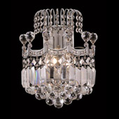 Crystal Corona Wall Sconce - Elegant Lighting 8949W12C