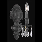 Crystal Monarch Wall Sconce - Elegant Lighting 9601W5DB