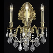 Crystal Monarch Wall Sconce - Elegant Lighting 9603W14FG