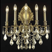 Crystal Monarch Wall Sconce - Elegant Lighting 9605W21FG-GT