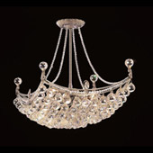 Crystal Corona Chandelier - Elegant Lighting 9800D28C