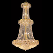 Crystal Belenus Tall Chandelier - Elegant Lighting ECA1G36G