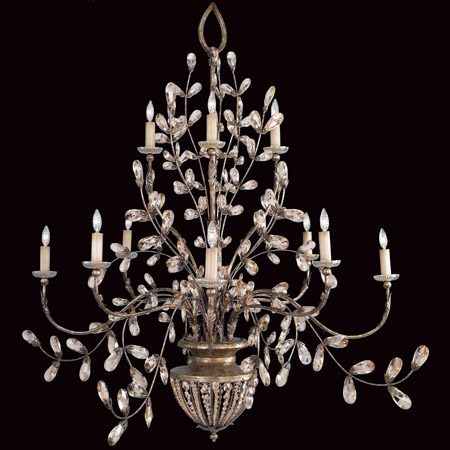 Fine Art Handcrafted Lighting 175940 A Midsummer Night's Dream Chandelier with Crystal