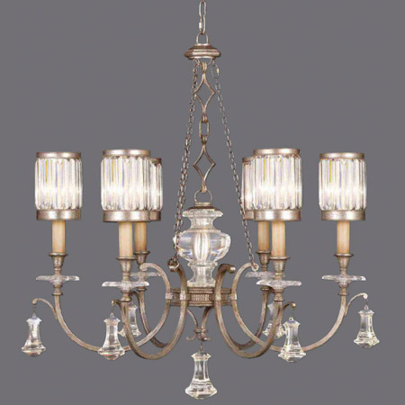 Fine Art Handcrafted Lighting 584240-2 Crystal Eaton Place Silver Chandelier