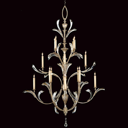 Fine Art Handcrafted Lighting 702040 Crystal Beveled Arcs Chandelier