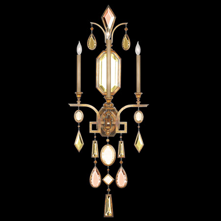 Fine Art Handcrafted Lighting 727050-1 Crystal Encased Gems Wall Sconce