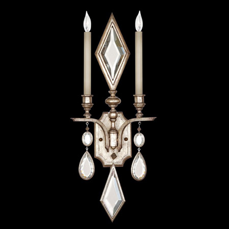 Fine Art Handcrafted Lighting 729050-3 Crystal Encased Gems Clear Wall Sconce