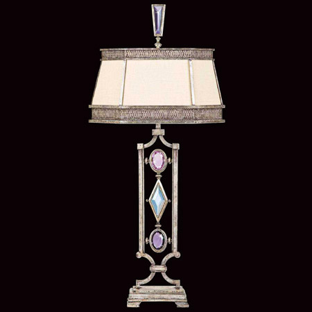 Fine Art Handcrafted Lighting 729810-1 Crystal Encased Gems Table Lamp