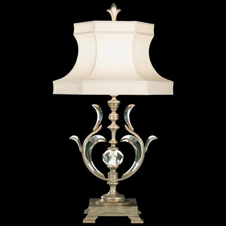 Fine Art Handcrafted Lighting 737510 Crystal Beveled Arcs Table Lamp