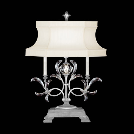 Fine Art Handcrafted Lighting 737910-4 Crystal Beveled Arcs Table Lamp