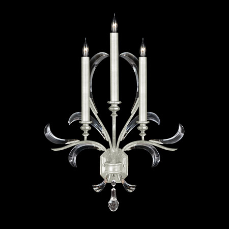 Fine Art Handcrafted Lighting 738550-4 Crystal Beveled Arcs Wall Sconce