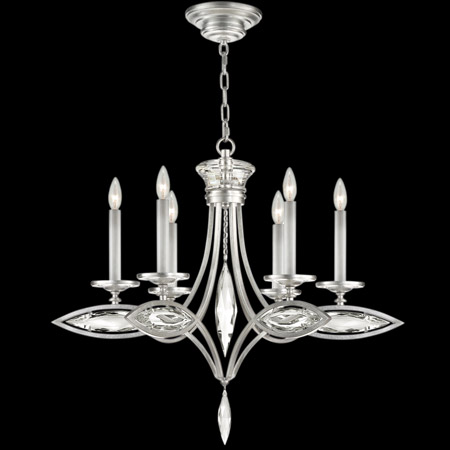 Fine Art Handcrafted Lighting 843540-12 Crystal Marquise Six Light Chandelier
