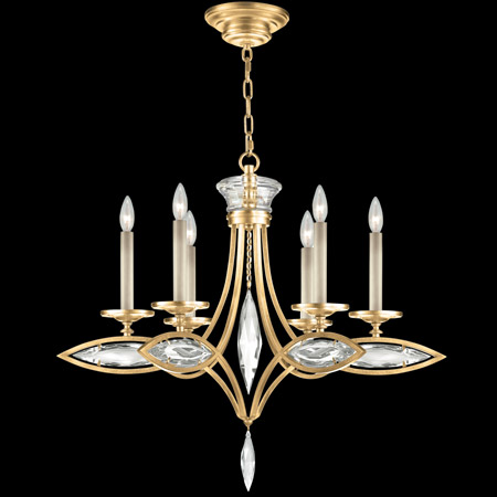 Fine Art Handcrafted Lighting 843540-22 Crystal Marquise Six Light Chandelier