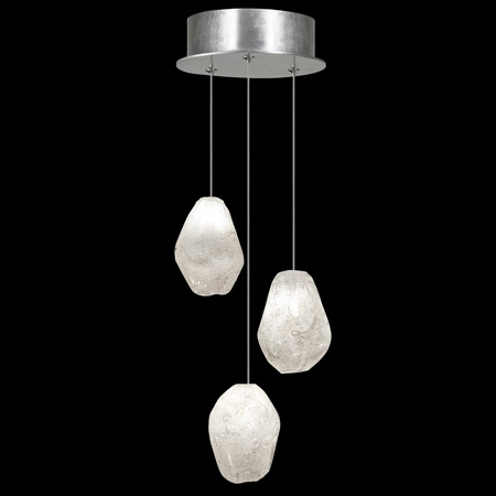 Fine Art Handcrafted Lighting 852340-13L Natural Inspirations 9" Round Multi Pendant Fixture