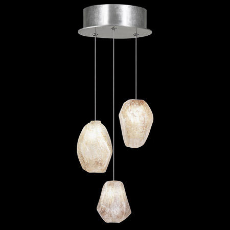 Fine Art Handcrafted Lighting 852340-14L Natural Inspirations 9" Round Multi Pendant Fixture