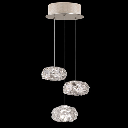 Fine Art Handcrafted Lighting 852340-21L Natural Inspirations 9" Round Multi Pendant Fixture