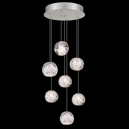 Fine Art Handcrafted Lighting 852640-106L Natural Inspirations 14" Round Multi Pendant Fixture