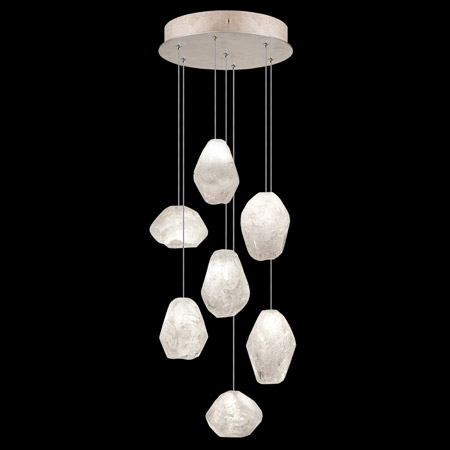 Fine Art Handcrafted Lighting 852640-23L Natural Inspirations 14" Round Multi Pendant Fixture