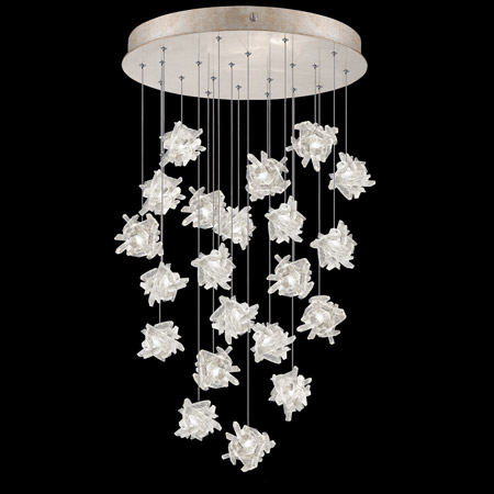 Fine Art Handcrafted Lighting 853240-202L Natural Inspirations 24" Round Multi Pendant Fixture