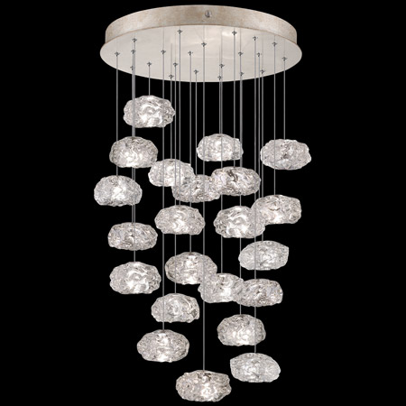 Fine Art Handcrafted Lighting 853240-21L Natural Inspirations 24" Round Multi Pendant Fixture