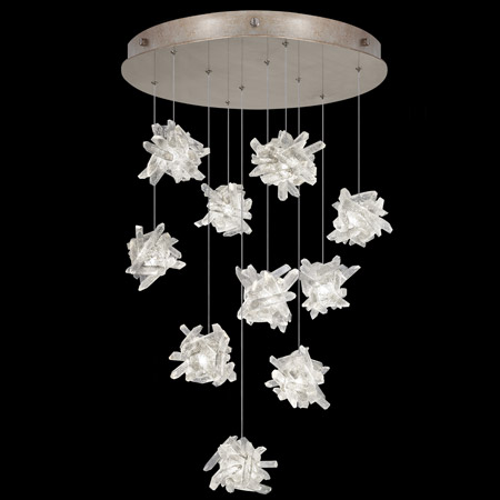 Fine Art Handcrafted Lighting 863540-202L Natural Inspirations 22" Round Multi Pendant Fixture