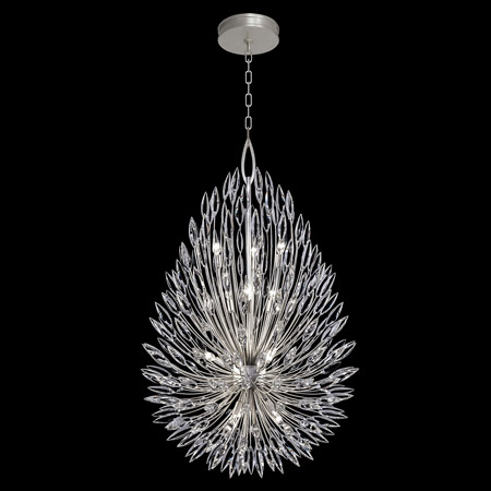 Fine Art Handcrafted Lighting 883940 Crystal Lily Buds Chandelier Pendant