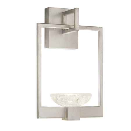 Fine Art Handcrafted Lighting 893550-1 Delphi Silver Wall Sconce