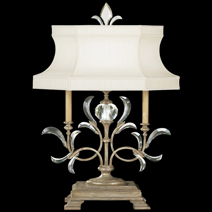 Fine Art Lamps 737910 Crystal Beveled Arcs Table Lamp