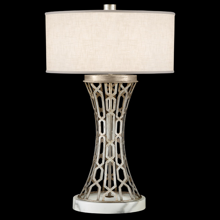 Fine Art Lamps 784910 Allegretto Silver Table Lamp
