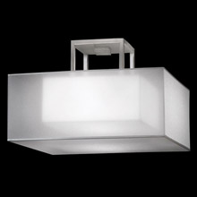 Fine Art Handcrafted Lighting 330740-2 Quadralli Silver Semi-Flush Mount Ceiling Fixture