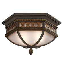Fine Art Handcrafted Lighting 403082 Chateau Outdoor Flush Mount Ceiling Fixture