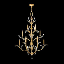 Fine Art Handcrafted Lighting 702040-3 Crystal Beveled Arcs 16 Light Tall Chandelier