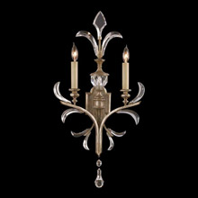 Fine Art Handcrafted Lighting 704850 Crystal Beveled Arcs Wall Sconce