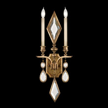 Fine Art Handcrafted Lighting 729150-3 Crystal Encased Gems Clear Gems Wall Sconce