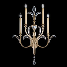 Fine Art Handcrafted Lighting 738650 Crystal Beveled Arcs Wall Sconce