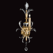 Fine Art Handcrafted Lighting 760450 Crystal Beveled Arcs Gold Wall Sconce