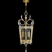 Fine Art Handcrafted Lighting 768340 Crystal Beveled Arcs Gold Lantern