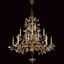 Fine Art Handcrafted Lighting 774540 Crystal Crystal Laurel Gold Grand Chandelier