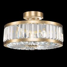 Fine Art Handcrafted Lighting 815740-2 Crystal Crystal Enchantment Round Semi-Flush Mount Ceiling Light