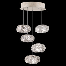 Fine Art Handcrafted Lighting 852440-21L Natural Inspirations 12" Round Multi Pendant Fixture